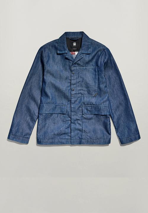 G-STAR - Marseille Blazer - worn in cadet blue