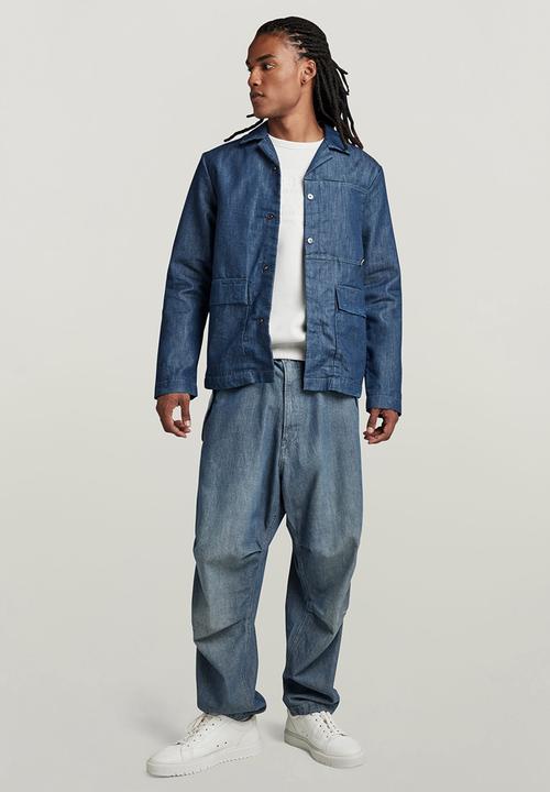 G-STAR - Marseille Blazer - worn in cadet blue