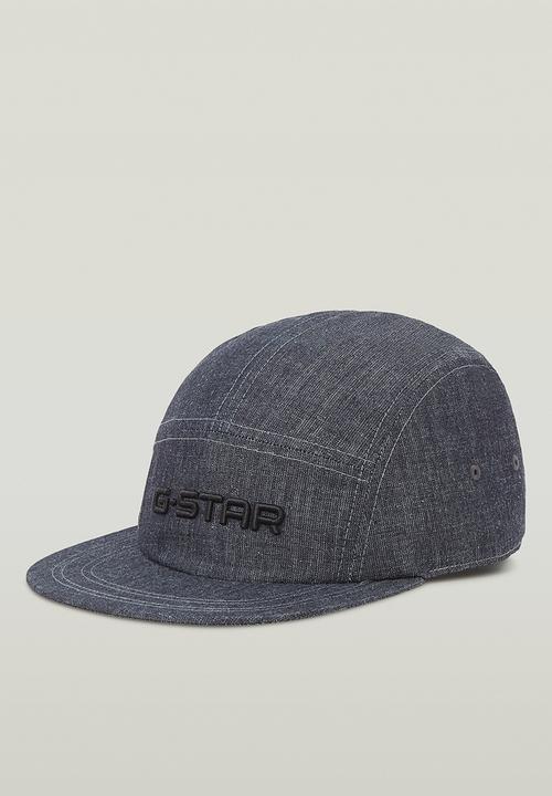 G-STAR - Flat Brim 5 Panel Cap - Blue