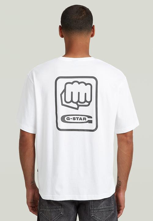 G-STAR - Back gr boxy r t - white