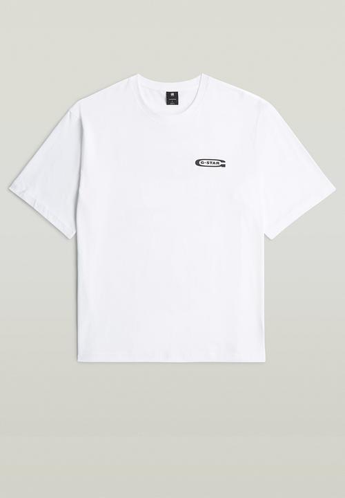 Back gr boxy r t - white