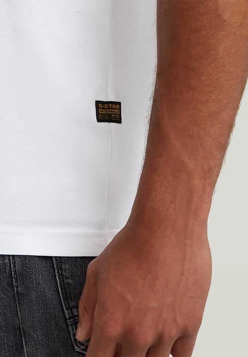 G-STAR - Back gr boxy r t - white