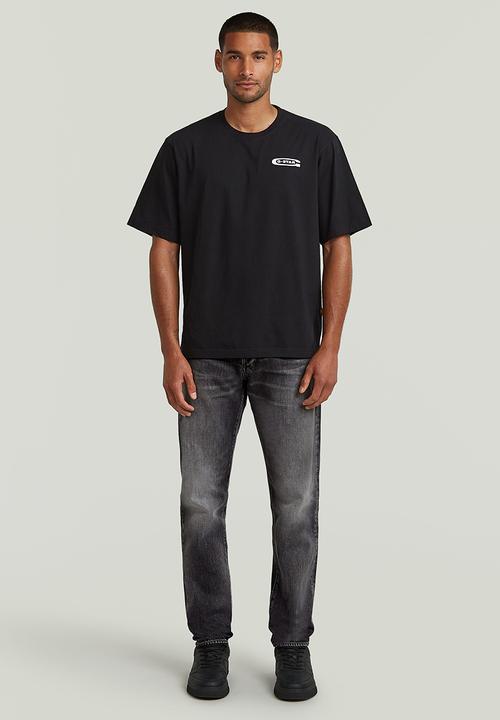 G-STAR - Back gr boxy r t - dk black