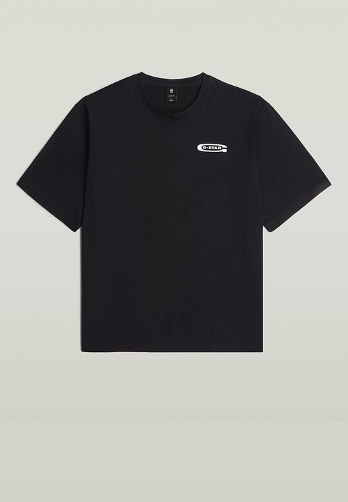 G-STAR - Back gr boxy r t - dk black
