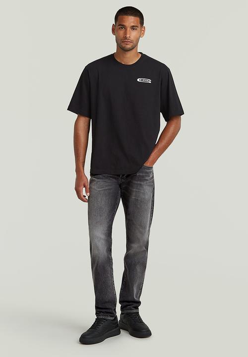 G-STAR - Back gr boxy r t - dk black