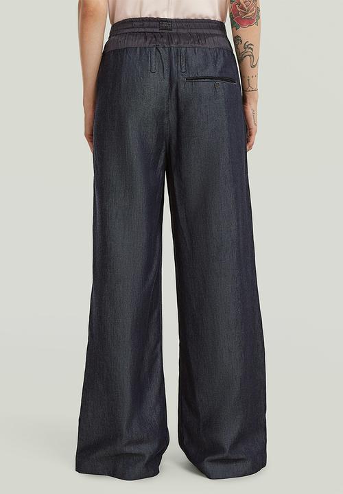 G-STAR - Fluid wide leg pants wmn - rinsed