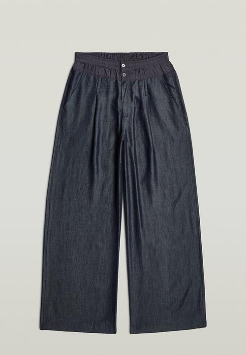 G-STAR - Fluid wide leg pants wmn - rinsed