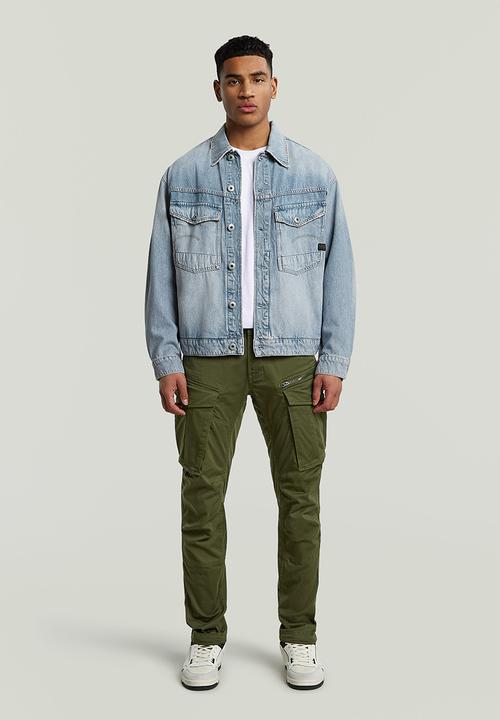 G-STAR - Rovic zip 3d regular tapered - dk bronze green