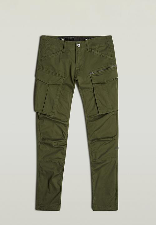 Rovic zip 3d regular tapered - dk bronze green