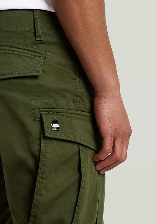 G-STAR - Rovic zip 3d regular tapered - dk bronze green