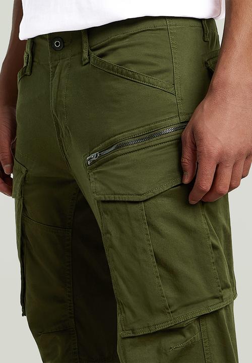 G-STAR - Rovic zip 3d regular tapered - dk bronze green