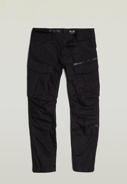 G-STAR - Rovic zip 3d regular tapered - black