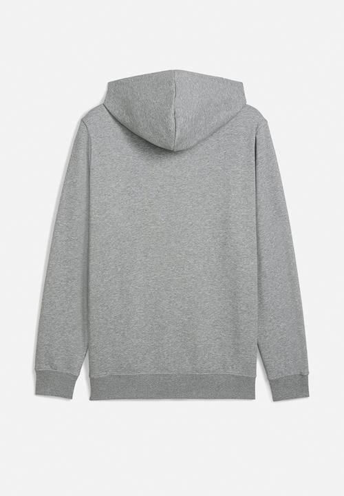 PUMA - ESS Hoodie FL M - Medium Gray Heather