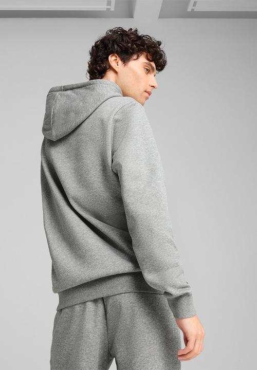 PUMA - ESS Hoodie FL M - Medium Gray Heather
