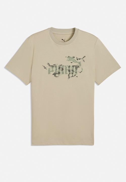 PUMA - CAMO Tee - Pebble Gray