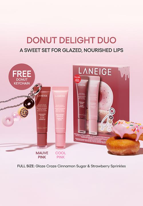 Laneige - Donut Delight Lip Serum Duo Set