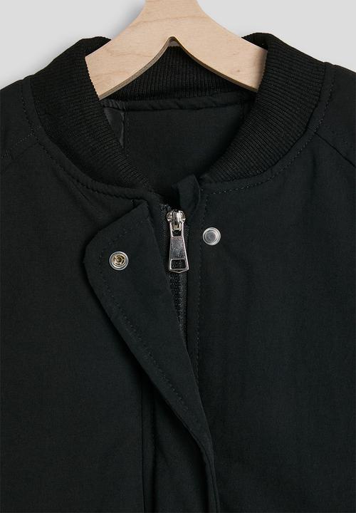 Pop Candy - Padded bomber jacket - black