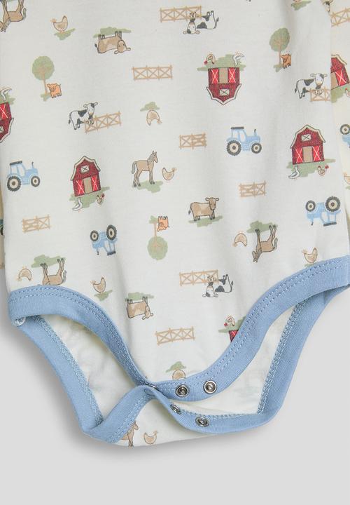 Pop Candy - 3 pack bodysuit - blue/neutral/multi