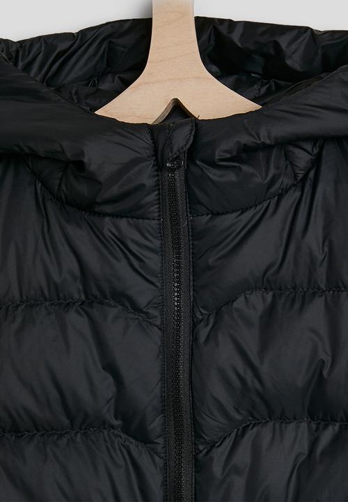 Pop Candy - Hooded puffer vest - black