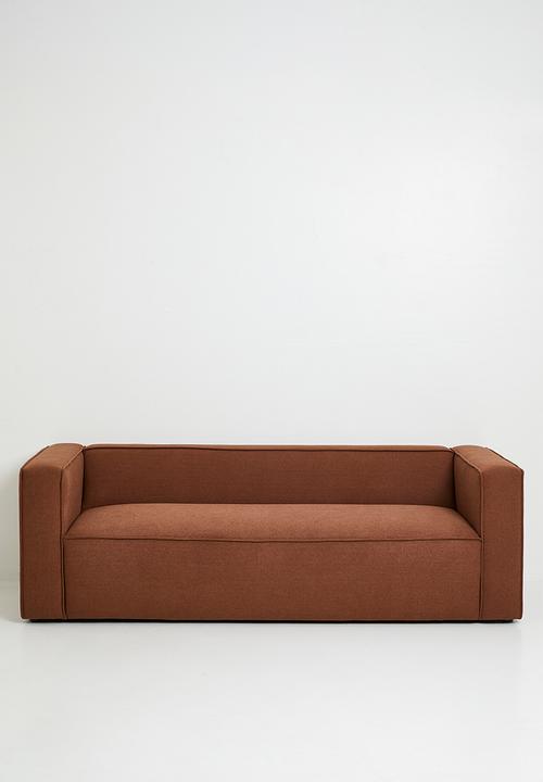 Zola 3 Seater - Rust