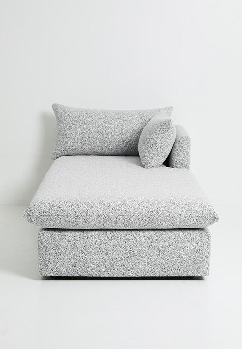 Zorora - Lira Luxe Daybed Right - Salt & Pepper