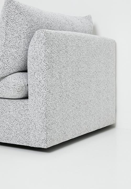 Zorora - Lira Luxe Daybed Left - Salt & Pepper