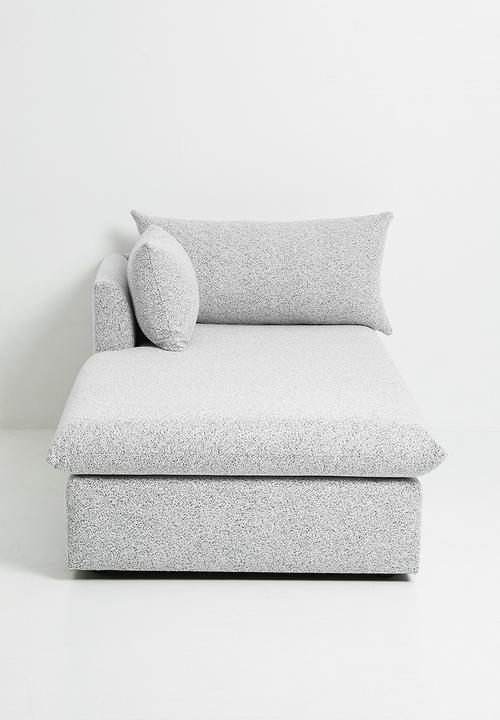 Zorora - Lira Luxe Daybed Left - Salt & Pepper