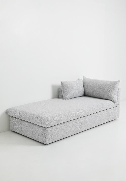 Zorora - Lira Luxe Daybed Left - Salt & Pepper