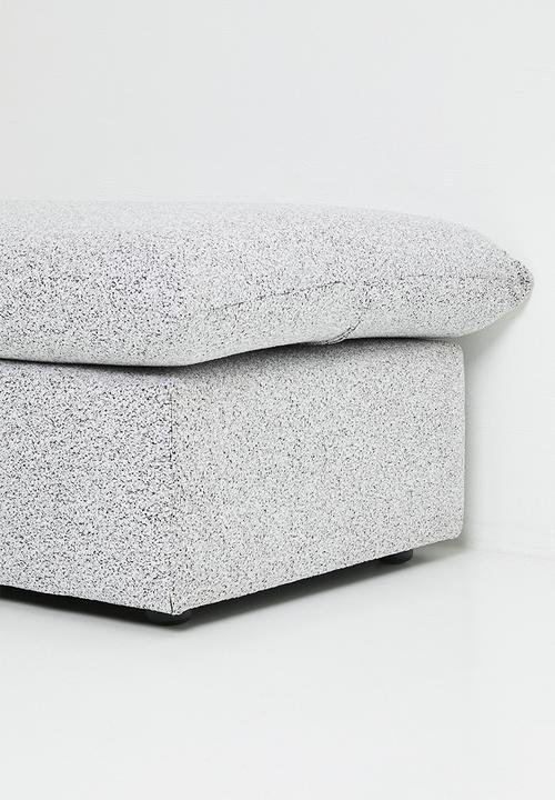 Zorora - Lira luxe ottoman - Salt & Pepper