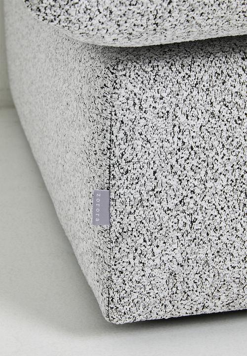 Zorora - Lira luxe ottoman - Salt & Pepper