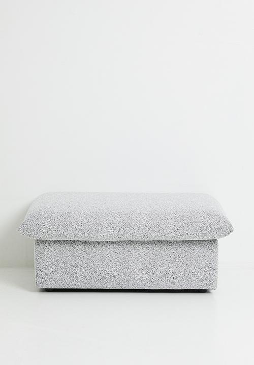 Lira luxe ottoman - Salt & Pepper