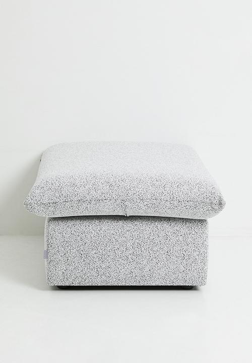 Zorora - Lira luxe ottoman - Salt & Pepper