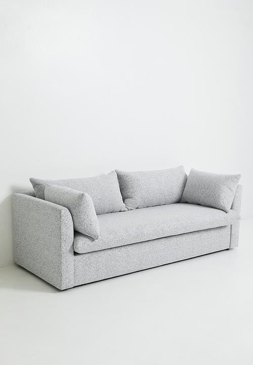 Zorora - Lira luxe 3 seater - Salt & Pepper