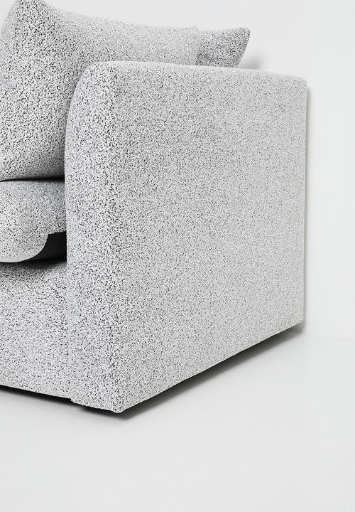 Zorora - Lira luxe 3 seater - Salt & Pepper