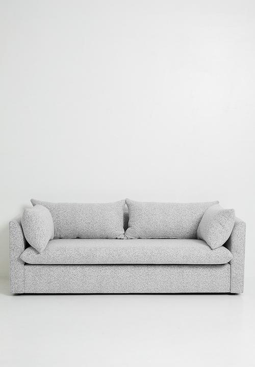 Lira luxe 3 seater - Salt & Pepper