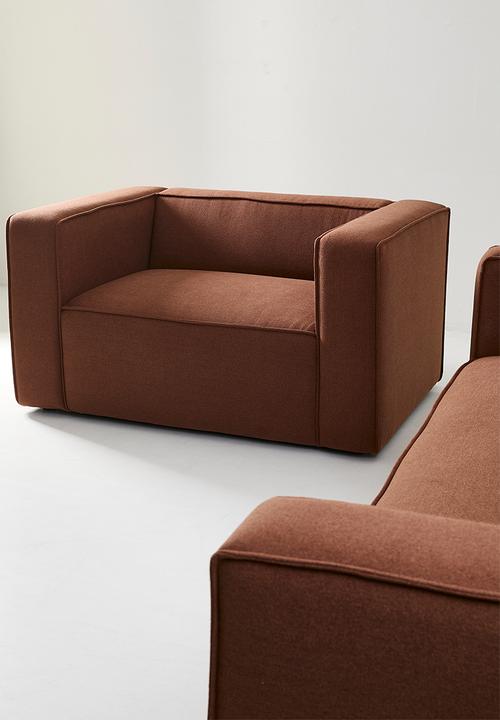 Zorora - Zola Loveseat - Rust