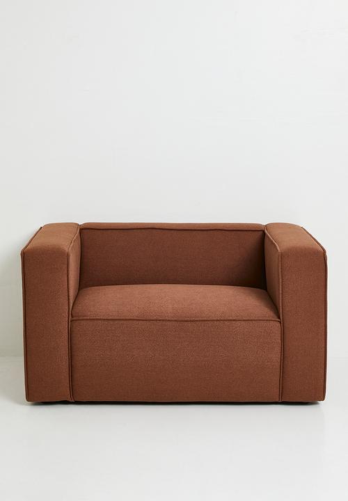 Zola Loveseat - Rust