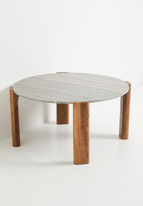 Sixth Floor - Eleanor coffee table - light  marble