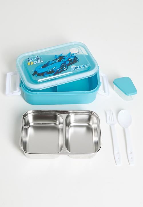 Pop Candy - Car themed lunchbox - blue