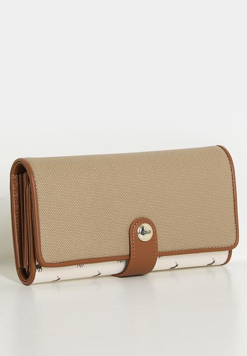 POLO - Palma trifold purse - maple