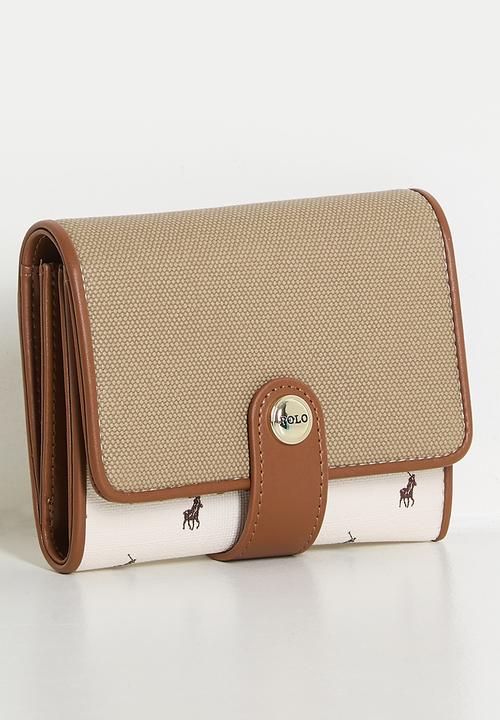 POLO - Palma medium trifold purse - maple