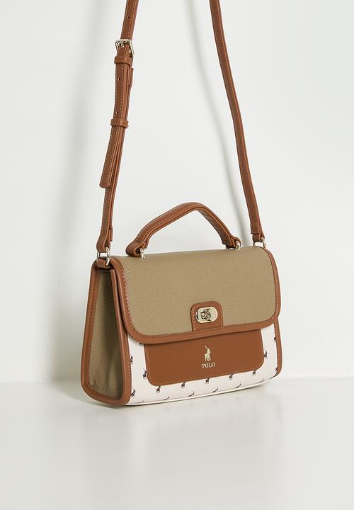 POLO - Palma flapover sling bag - maple