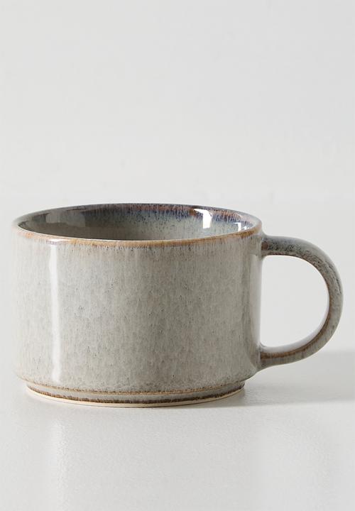 Stoneware mug - beige