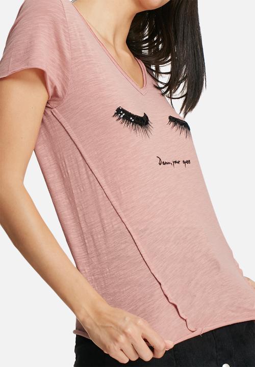 ONLY - Augusta eyes tee