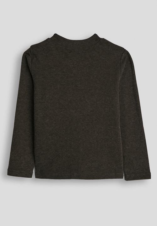Pop Candy - Melange long sleeved tee - dark brown