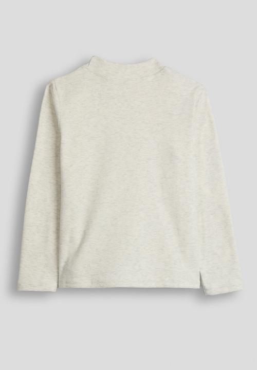 Pop Candy - Melange long sleeved tee - white