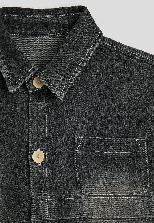 Pop Candy - Denim shirt - black