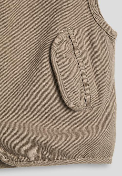 Pop Candy - Cargo vest jacket - grey