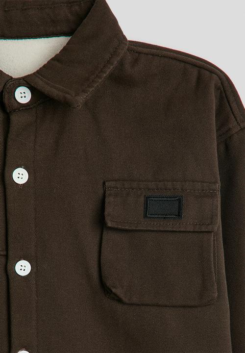Pop Candy - Cargo-style shacket - brown