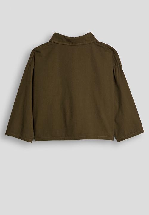 Pop Candy - Utility shirt - dark moss